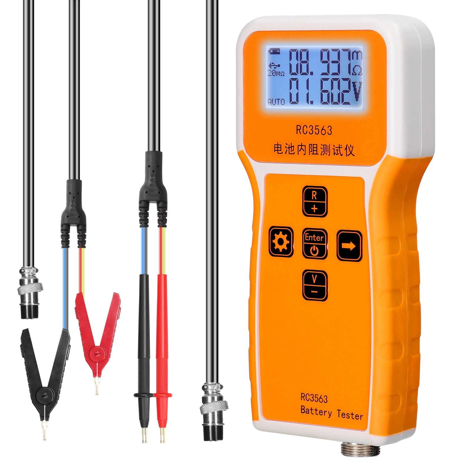 Battery Internal Resistance Tester Four Wire - Tester Portatile di Resistenza Interna e