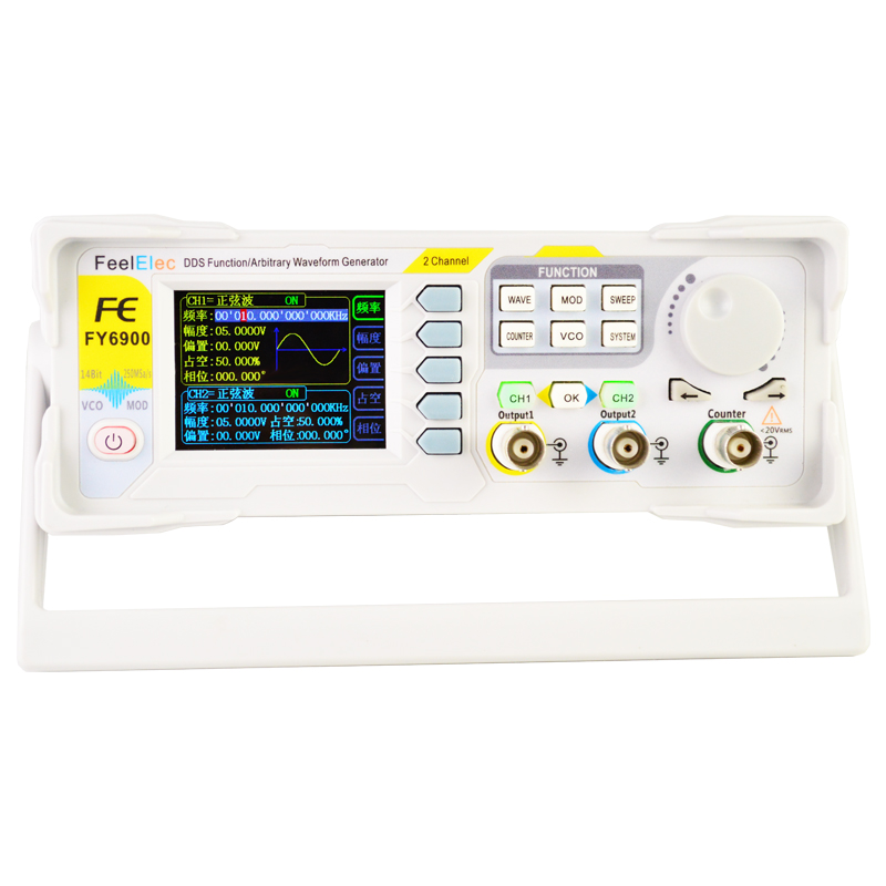 Dual Channel Arbitrary Waveform Function Generator 60Mhz - Nuovo FY6900 60MHz funzione DDS a