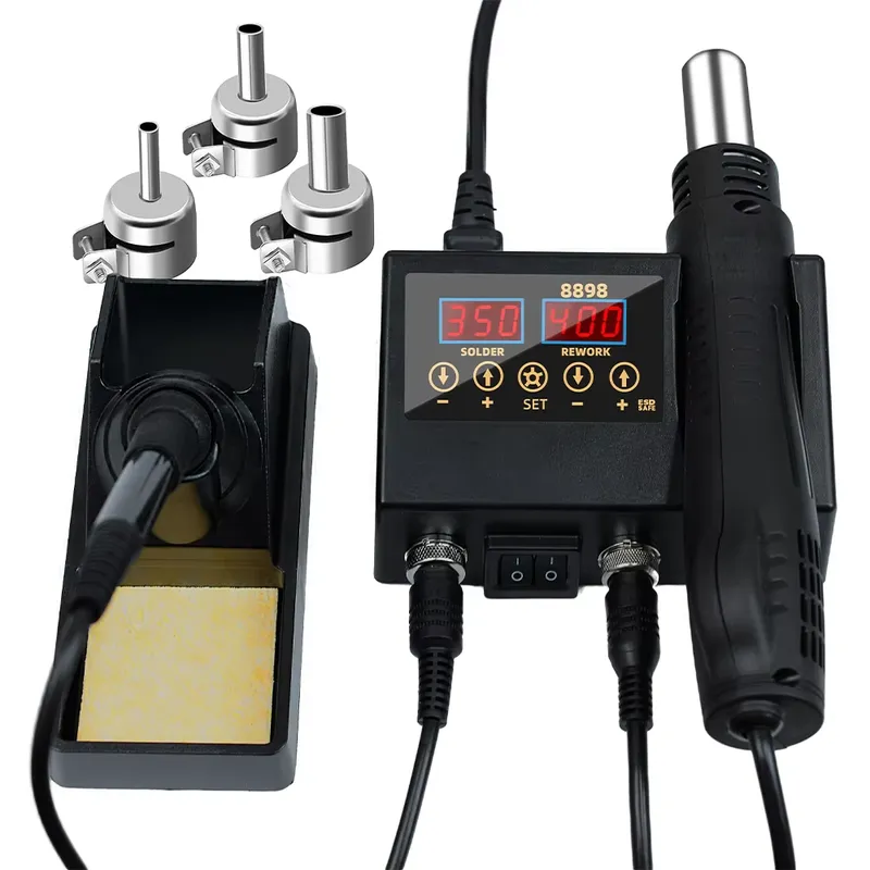 Stazione di Saldatura e Dissal - Smd Rework Station Hot Air Soldering 2 In 1 recensione e prezzo