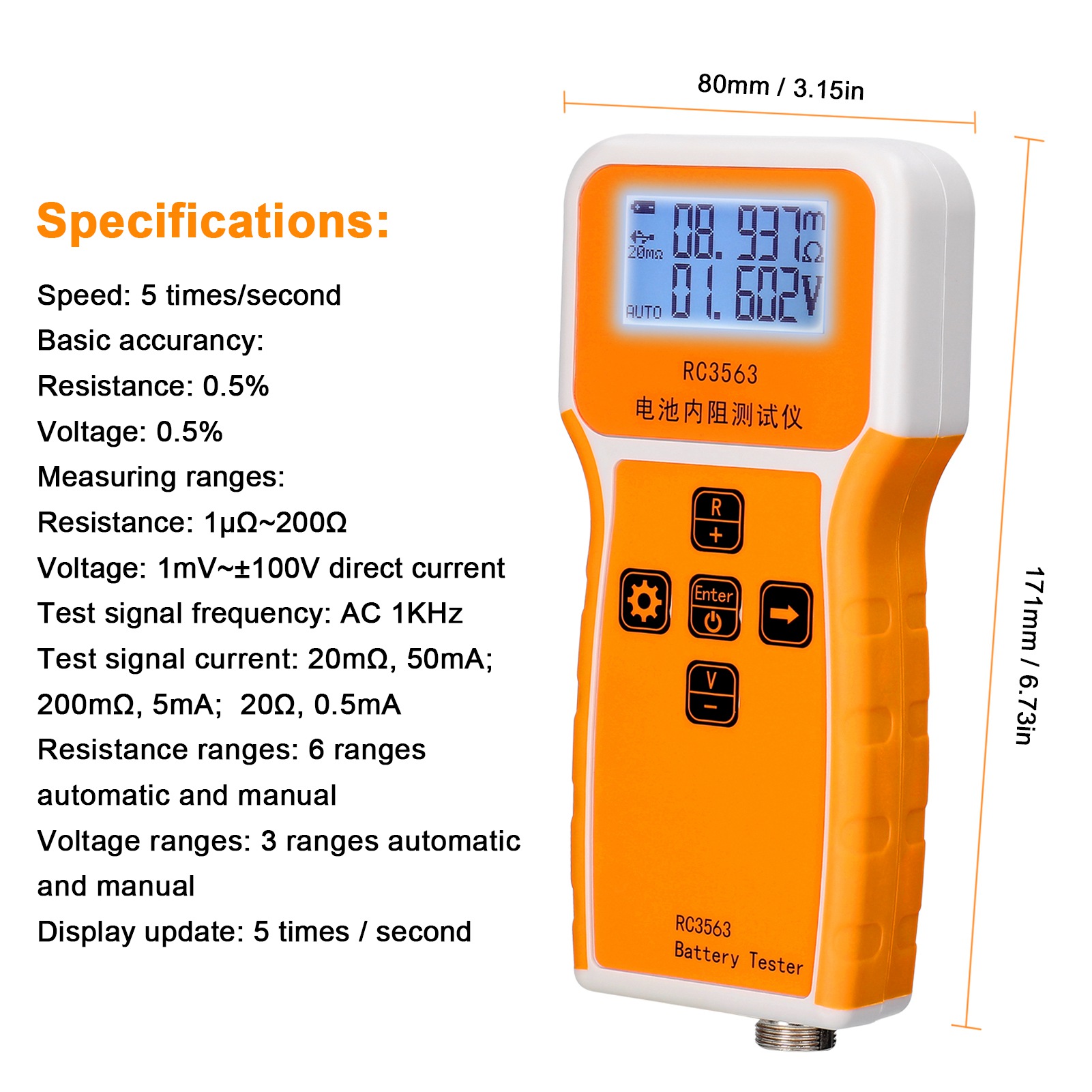 Tester Portatile di Resistenza - Battery Internal Resistance Tester Four Wire recensione e prezzo