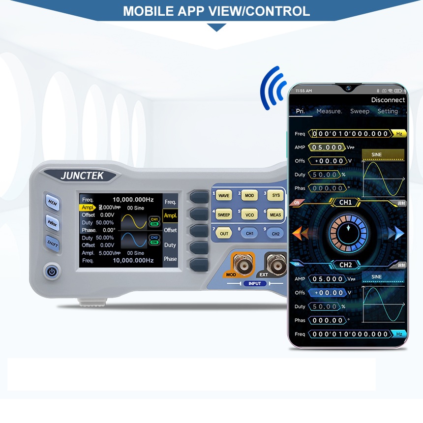 JDS8060 JDS8000 Funzione 60 Mh - Dual Channel Arbitrary Waveform Function Generator 60Mhz recensione e prezzo