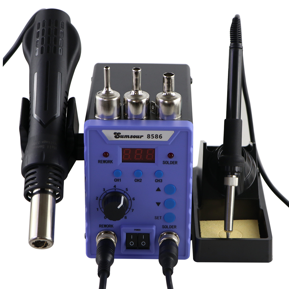 Stazione di Saldatura e Dissal - Smd Rework Station Hot Air Soldering 2 In 1 recensione e prezzo