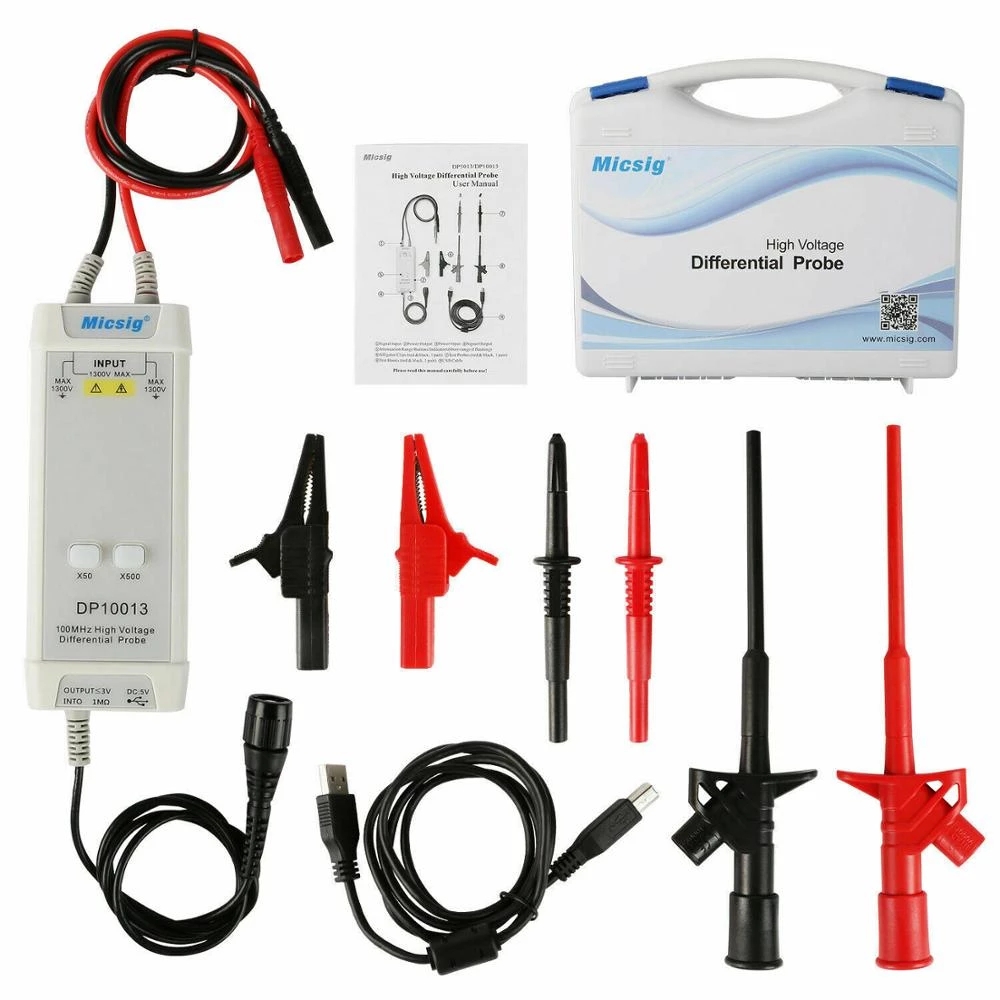 2025Micsig Oscilloscopio 1300V - High Voltage Differential Probe 100Mhz 1300V recensione e prezzo