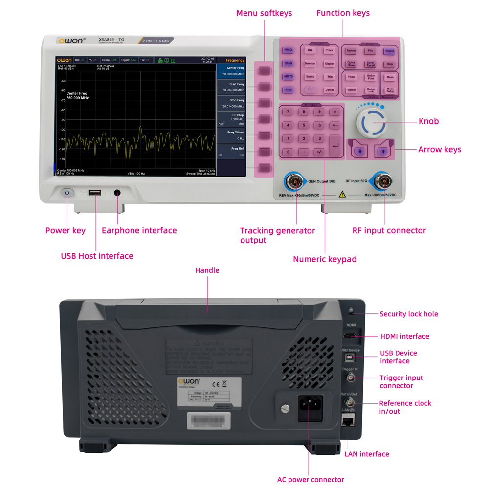 Analizzatore di Spettro Digita - Spectrum Analyzer Tracking Generator 1.5Ghz recensione e prezzo