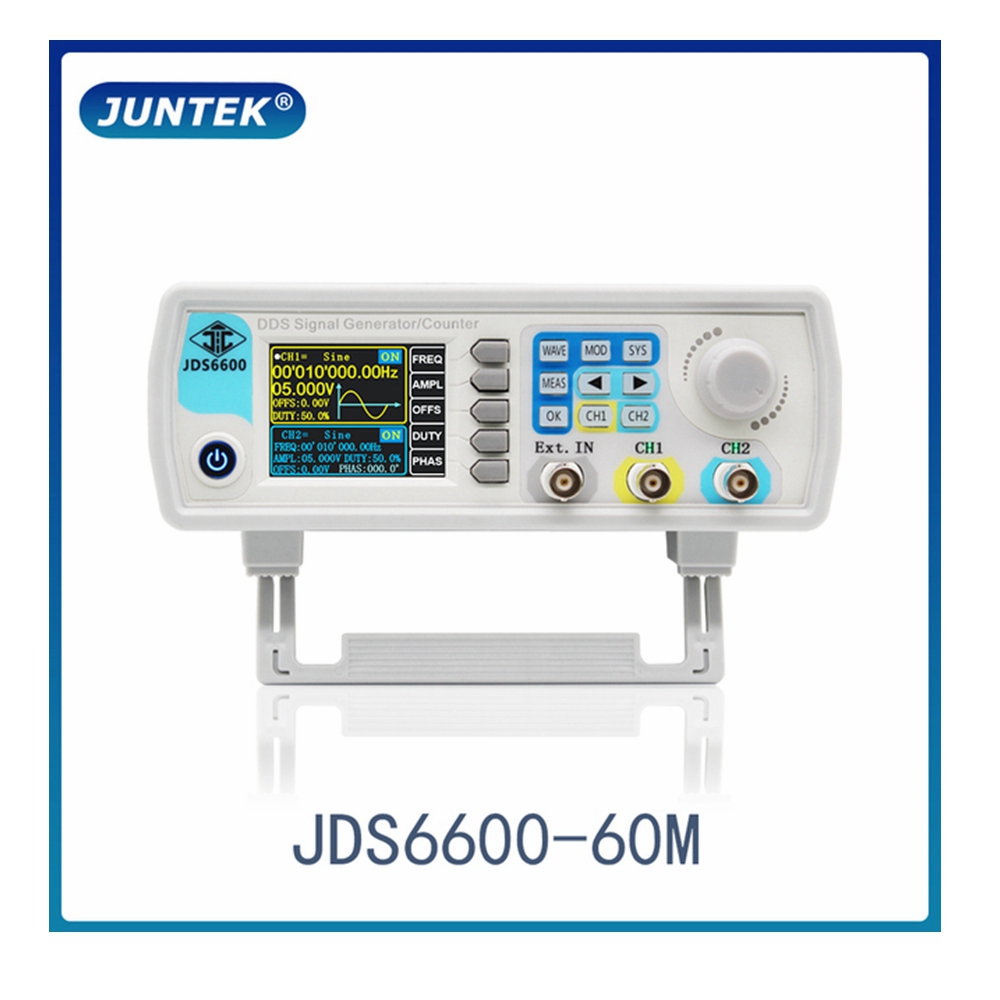 JDS6600 Generatore di segnale  - Dual Channel Arbitrary Waveform Function Generator 60Mhz recensione e prezzo