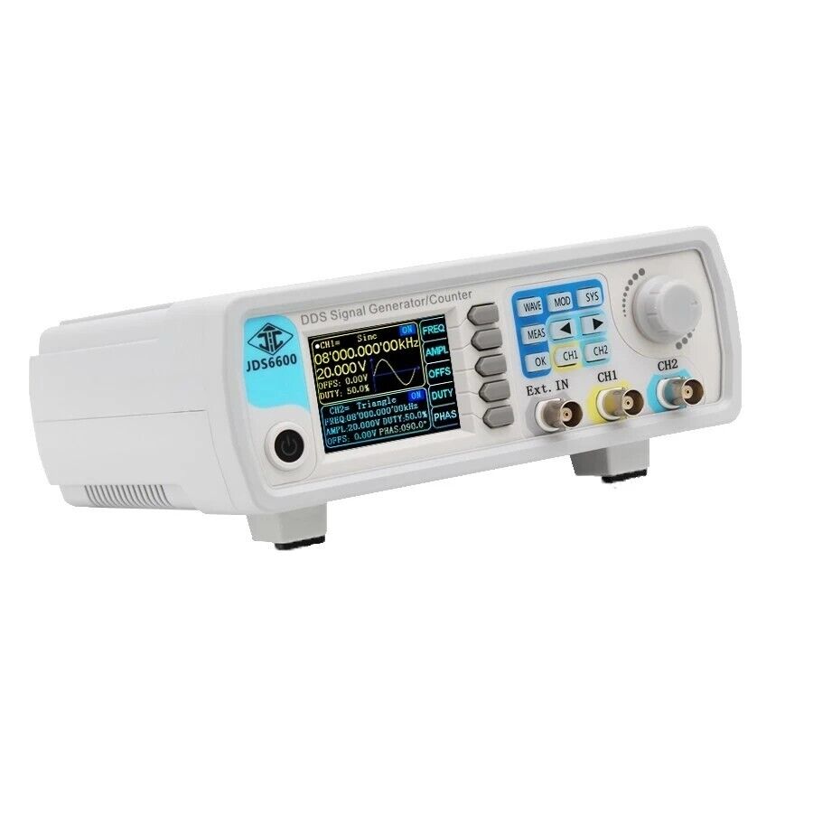 JDS6600 Generatore di segnale  - Dual Channel Arbitrary Waveform Function Generator 60Mhz recensione e prezzo
